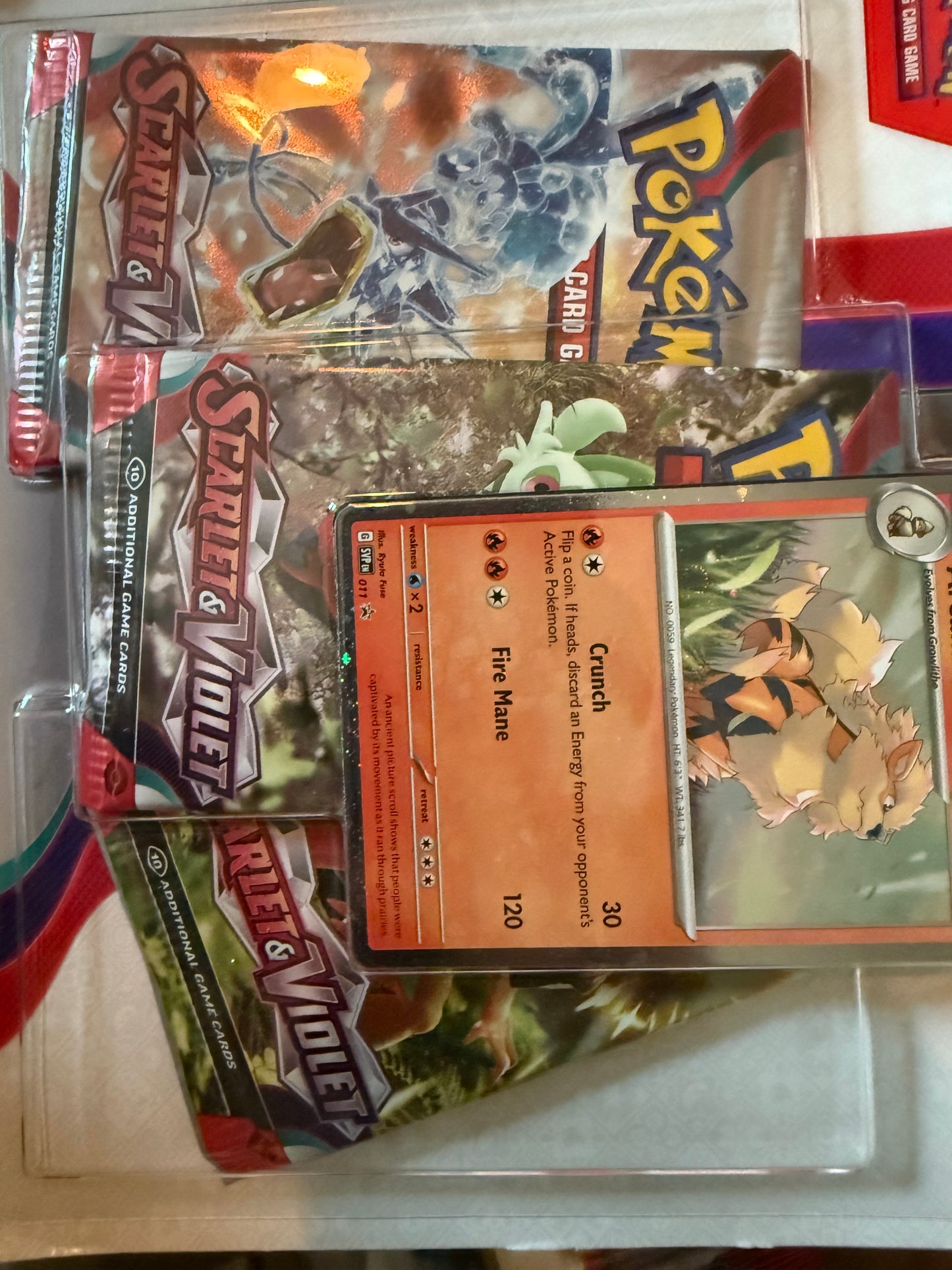 In person arcanine 3 pack