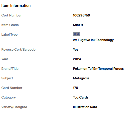 Slab info
