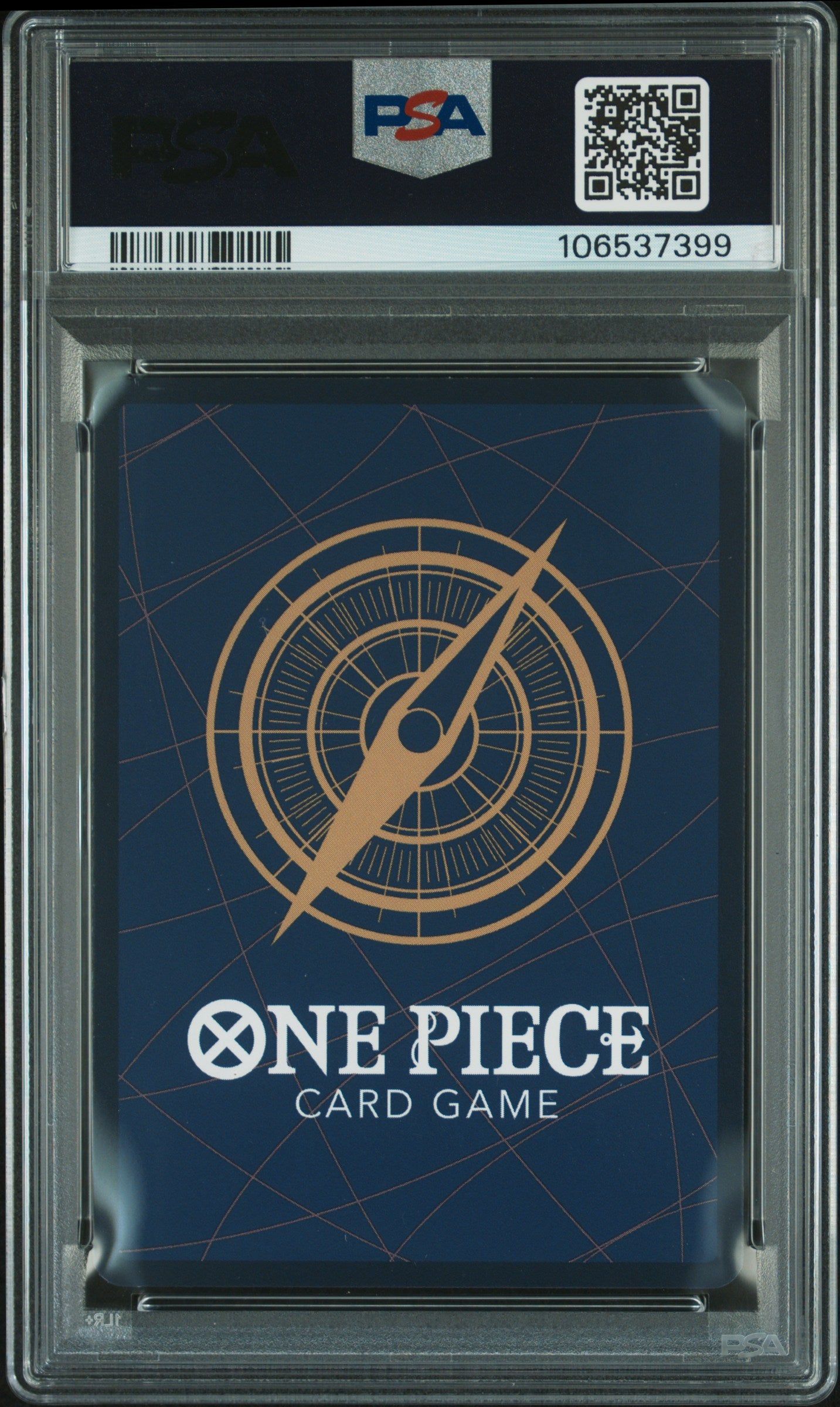 back of 2024 ONE PIECE OP08-TWO LEGENDS #105 JEWELRY BONNEY ALTERNATE ART PSA 10 #106537399