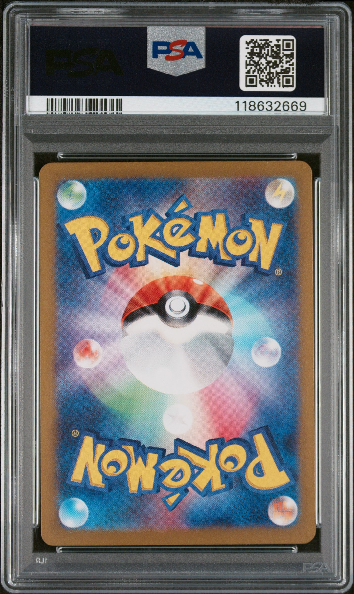 back of 2024 POKEMON JAPANESE SV6-TRANSFORMATION MASK #112 TATSUGIRI ART RARE #118632669 PSA 10