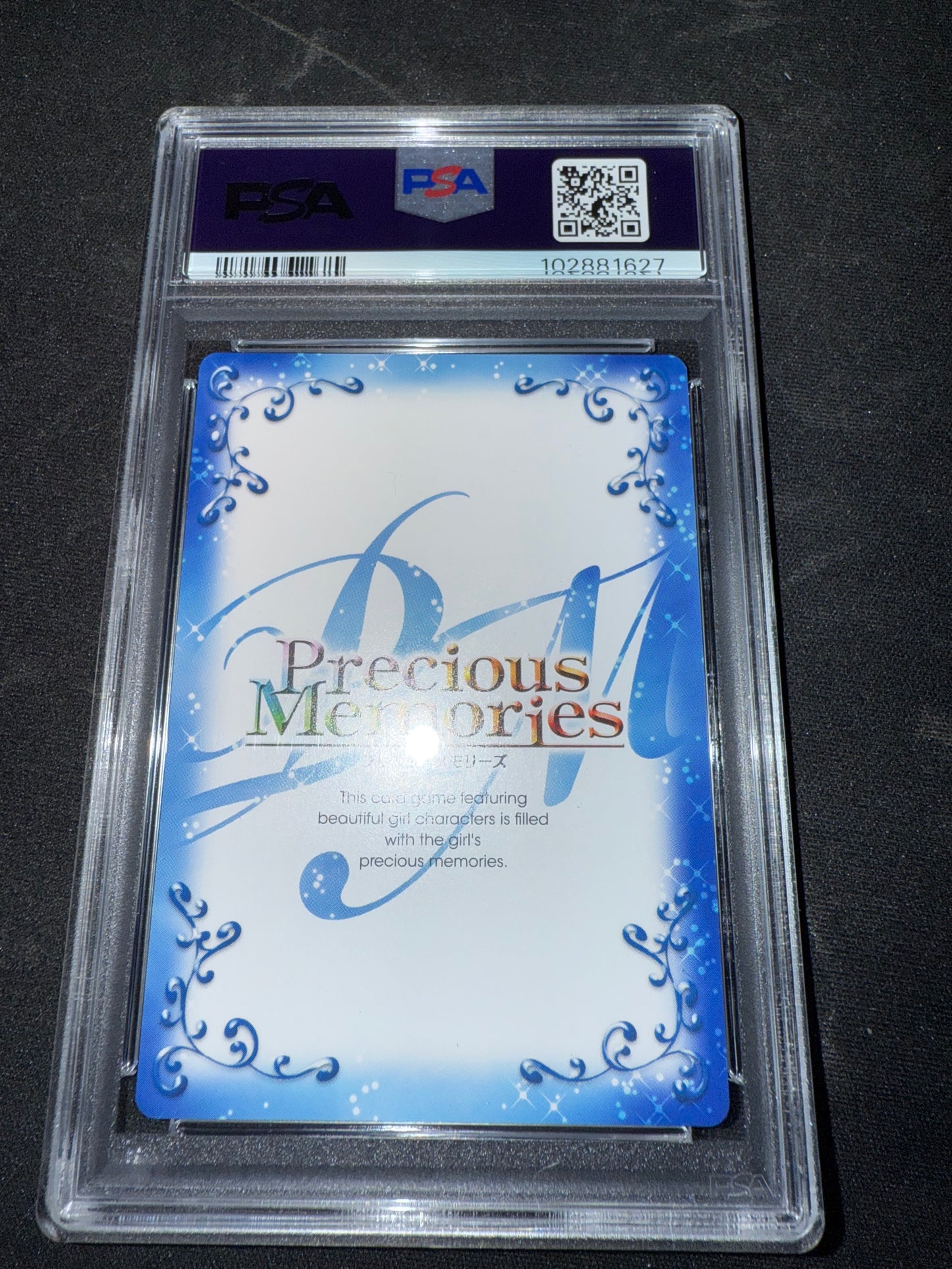 in person back of 2018 PRECIOUS MEMORIES JAPANESE PROMO #026 RIAS GREMORY JANUARY TOURNAMENT-PTCP PSA 10