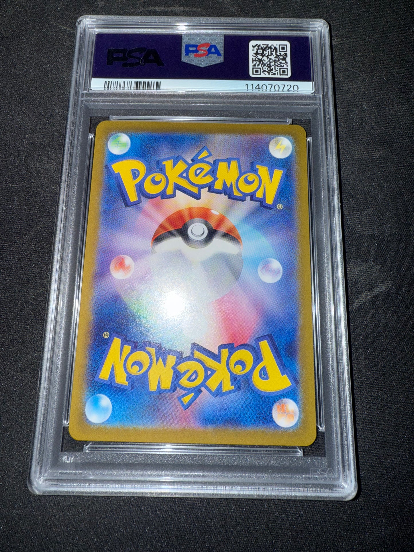 in person back of 2024 POKEMON JAPANESE SV8a-TERASTAL FEST ex #092 UMBREON MASTER BALL REVERSE HOLO PSA 10 #114070720