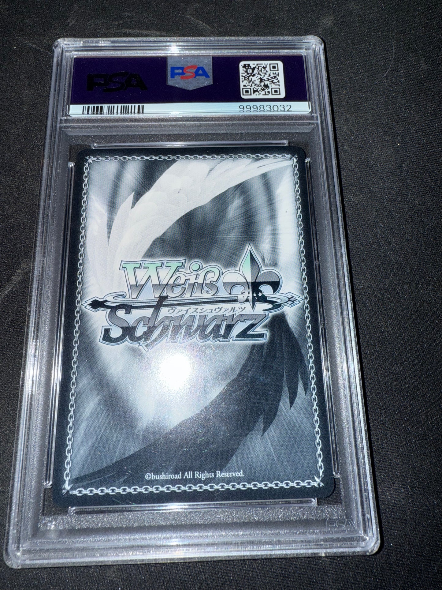 in person back of 2024 WEISS SCHWARZ JAPANESE THE IDOLMASTER CINDERELLA GIRLS NEXT TWINKLE! #107 KAREN HOJO, PRMNNC.PRD. IMC/W115-GOLD SIGNATURE PSA 10