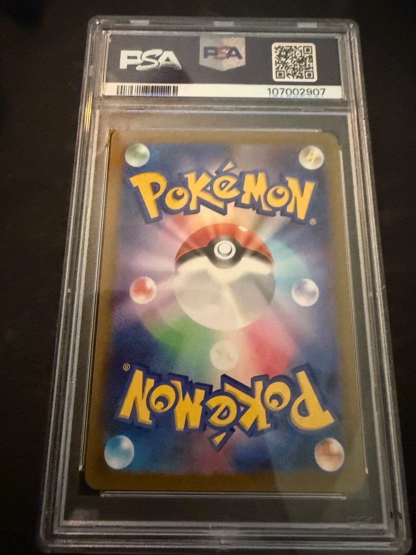 irl back of 2023 POKEMON JAPANESE SV1V-VIOLET ex #086 DROWZEE ART RARE PSA 9 #107002907