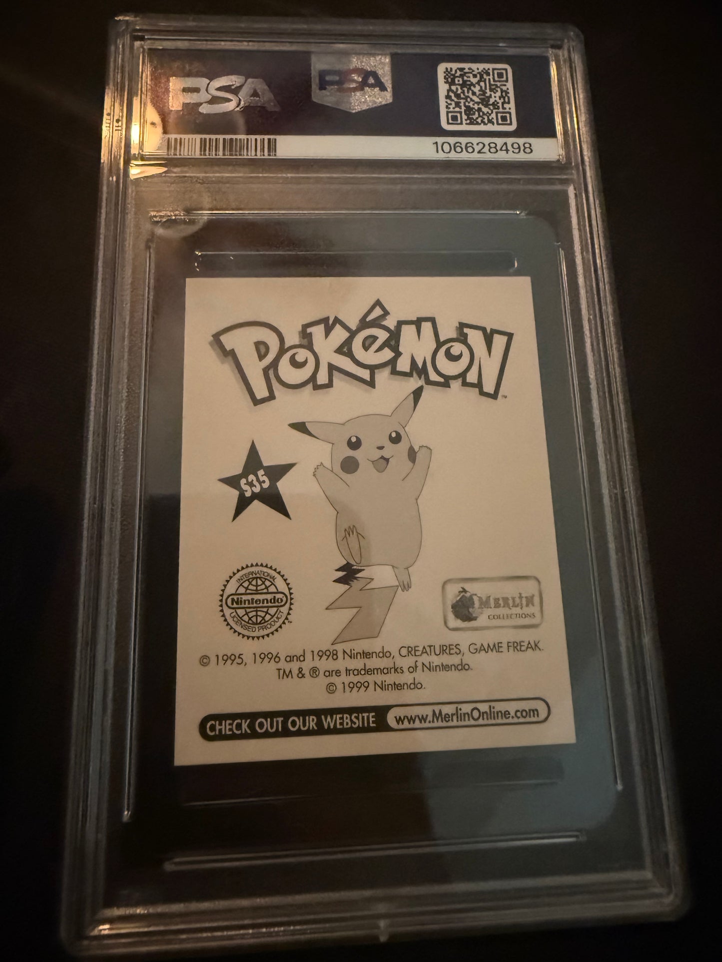 [Non TCG Card] 1999 MERLIN POKEMON #S35 JESSIE-PRISM PSA 10 #106628498