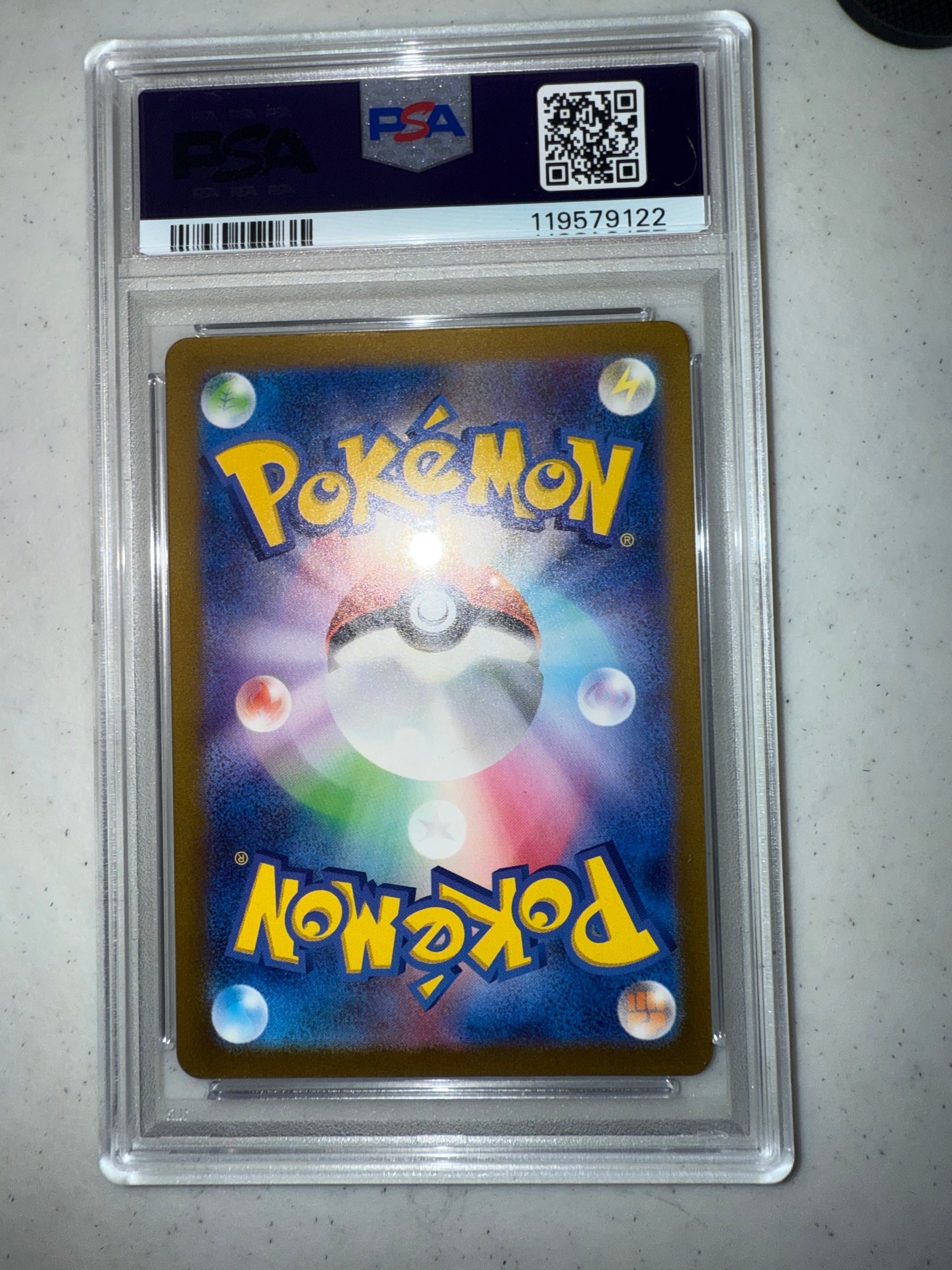 back of irl 2023 POKEMON JAPANESE SV4a-SHINY TREASURE ex #283 NACLI S&nbsp;#119579122 PSA 10